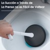 KITCHEN CHOICE Juego Cepillo para Baño y Destapador de Inodoro,Escobilla