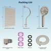 Hibbent All Metal Shower Head, 10'' High Pressure Rainfall Shower