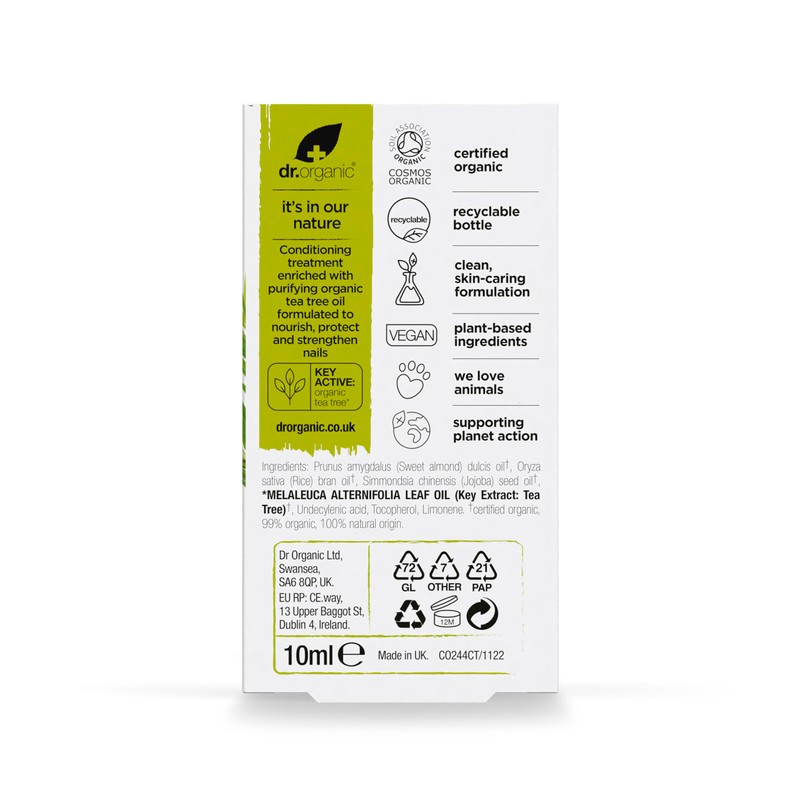 Dr.Organic Tea Tree Soluzione Unghie 10 ml