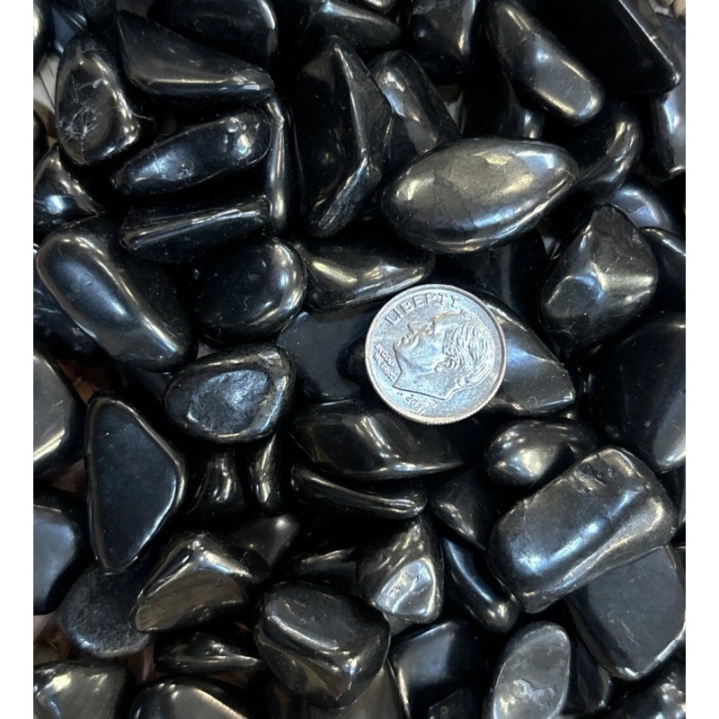 1 Piece Tumbled A Grade Shungite Average Size 4 Grams