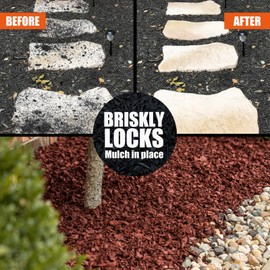 Mulch Glue for Landscaping, 1Gallon Rock Glue, Fast-Dry Non-Toxic Weather-Resistant Strong Gravel Binder, Pine Straw Outdoor Strong Pebble Gravel Hold for Garden, Mulch Lock and Pea Gravel Stabilizer