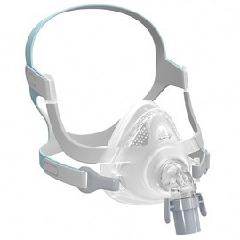 Lungmate F20 Full Face Mask Set,Including Replacement Pads,Headband,Frame,Elbow,Tube Connector and Clip (M)