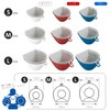 Akebono MZ-3525 Colander Bowl Set, White, Large, Made in Japan,
