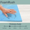 FoamRush 2" x 24" x 72" Gel Memory Foam Seat