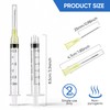 Pack of 100 3 ml 20G 25 mm Plastic Tube,