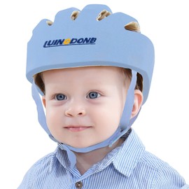 IULONEE Baby Head Protector Baby Protection Helmets Infant Walking Protective Cap Adjustable Baby Crawling Helmet Baby Safety Helmet Protective Baby Helmet for Kid Learning to Walk (Blue)