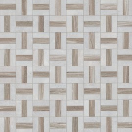 MSI Winslow Weave Polished Marble Mosaic Floor and Wall Tile for Bathroom, Kitchen Backsplash, Accent Wall Tile, and Shower Wall Tile,Sample