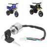 Motorcycle Electric Bike Ignition Switch Set with Universal Key Replacement