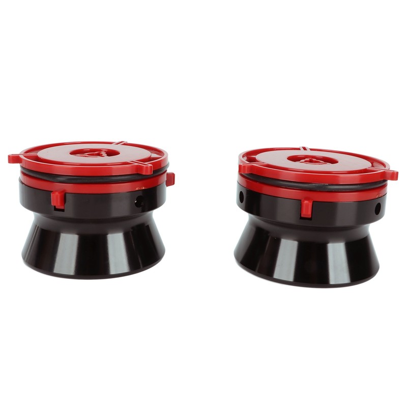 1 Pair NAB Hub Adapters Professional Polished Aluminum Reel to