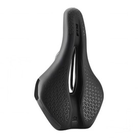 BYKING Road Bike Saddle – Lightweight Comfortable Bicycle Seat with Foam Padding, Waterproof Leather Surface, Lightweight Universal Bike Seat for MTB, Road, Hybrid & Gravel