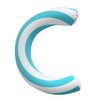 CAXUSD Arc Pool Float Inflatable Swimming Ring Boys and Girls