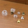 20pcs 14mm Mini Empty clear glass globe 3.5mm mouth wish