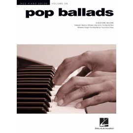 Pop Ballads Sheet Music Jazz Piano Solos Series Book NEW 000274962