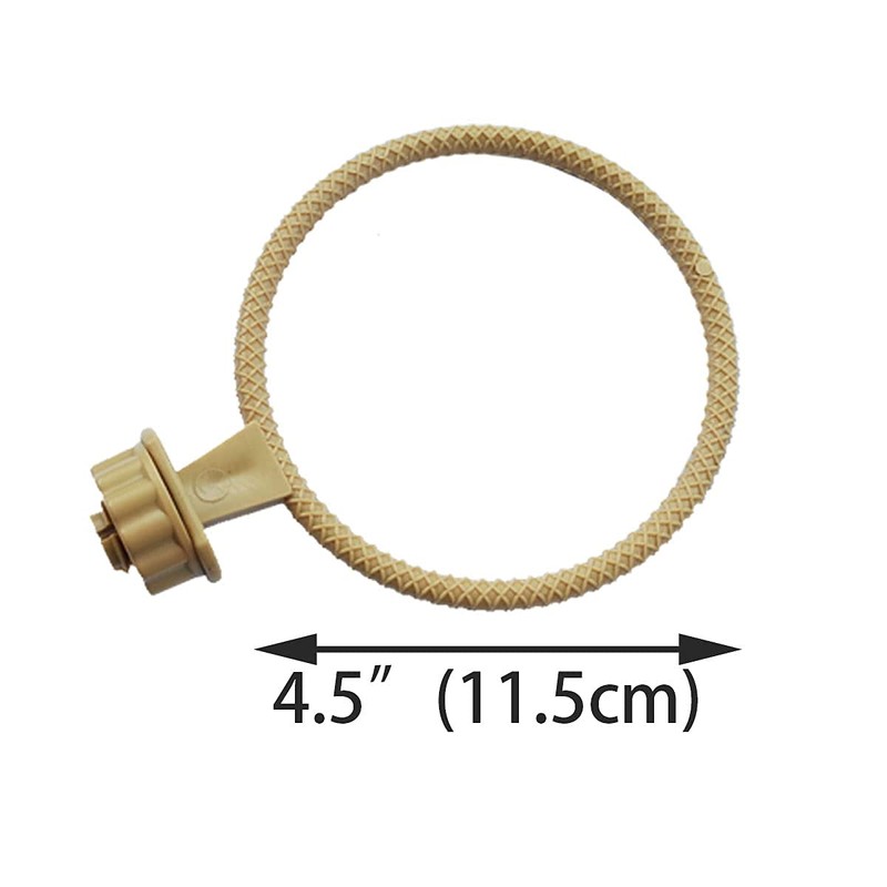 FOIBURELY 2 Ring Plastic Stand Perches Holders Canary Finch Budgie