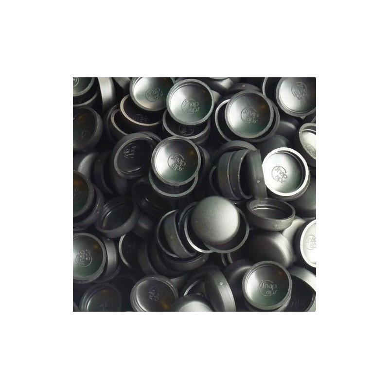 Snap-On Two Piece Dome Screw Cover Caps - Pack of