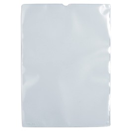 HERMA 1334 ID Card Holder Transparent Pack of 10 for Protection for Documents in DIN A4 Format, Plastic Card Sleeves Protective Cover Set, Transparent