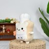 Gwxqybfe Cute Chef Toast Plush Toy with Chef Hat and