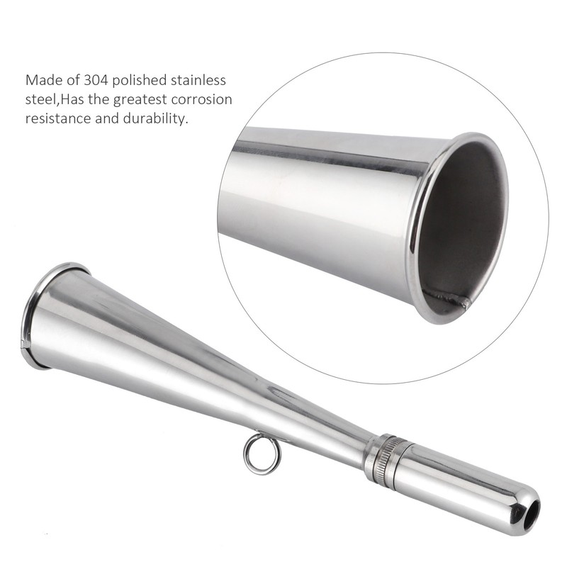 Handheld Foghorn 304 Stainless Steel Horn for Sailing Yacht Boat