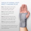 Swede-O Thermal Vent Wrist/Forearm Splint, Right - XLarge