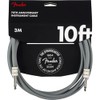 10' Anniversary Instrument Cable, Gray, 10'