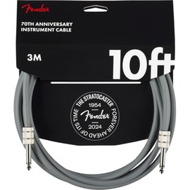 10' Anniversary Instrument Cable, Gray, 10'
