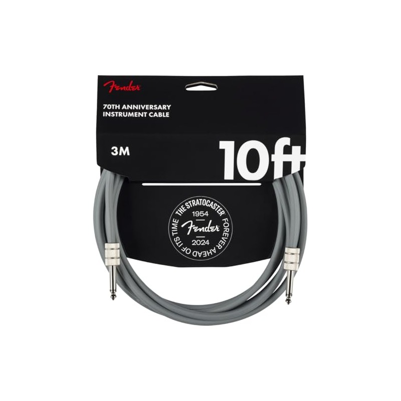 10' Anniversary Instrument Cable, Gray, 10'