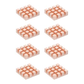 PATIKIL Copper Heatsink 15x15x4mm, 8 Pcs Heat Sink Cooler Radiator for Raspberry Pi Chip CPU Power Transistor FET IC Power Amplifier