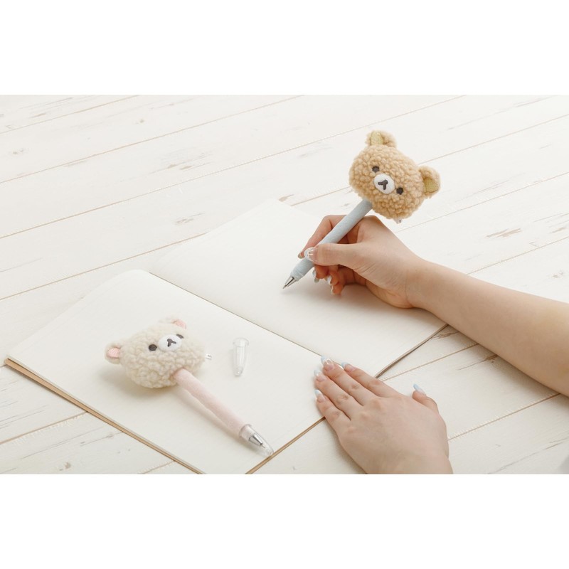 San-X Rilakkuma BOA ITEMS Plush Pen, Rilakkuma PR15101, H6.7 x