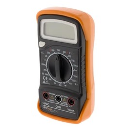Zenitech CAT III Multimeter, Shockproof, 600 V, Orange (Black) 161072