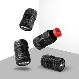 4PCS Tire Valve Stem Caps Compatible with Chevy Camaro RS Auto Accessories, Aluminum Tire Valve Cap Set, Corrosion Resistant, Universal Stem Covers for Cars Trucks Motorcycles SUVs Bikes