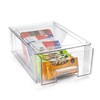 Smart Design Pull-Out Stackable Storage Bin- Large - 13.75" D