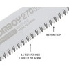 Silky Gomboy Straight Professional Folding Saw 270mm Medium Teeth Blade
