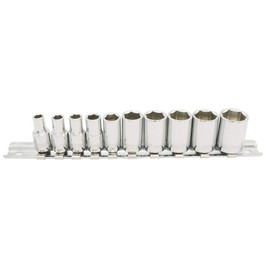 PWT ISS14SET Socket Set, Hex, 1/4 Inch, 0.25 inch (6.35 mm), Set of 10