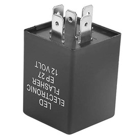 Ep27 5-Pin Led Flasher Flash Relay Impermeable Para Luz De SeñAl De Hyper Flash Fix 12v
