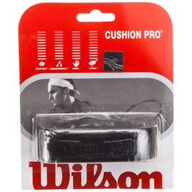 Wilson Sporting Goods Cushion Pro Tennis Racket Replacement Grip, Black