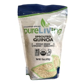 Pure Living - Organic Sprouted Quinoa - 15 Ounce
