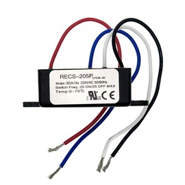 RECS-205P 30A Electronic Centrifugal Switch Intelligent Single-Phase Electric Motor for Air Compressor Centrifugal Switch Starter Switches Parts 230VAC 50/60Hz.