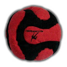 Footbag Volcano 14 Panels Hacky Sack pro Bag pellets & Iron weigthed at 60g