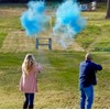Gender Reveal Skeet Shooting Target Filled with Pink or Blue