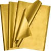 100 Sheets 14"X20" Metallic Gift Wrapping Gold Tissue Paper Bulk