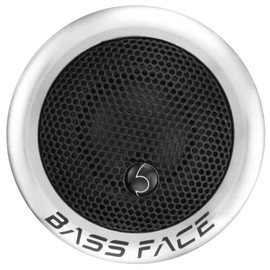 2 Bass Face Team SQ T.1 Tweeters 2.4 Inches 6 cm 60 mm Diameter with 45 Watt RMS and 90 Watt Max 4 Ohm with Reduced Depth Only 1.9 cm + Capacitors and 3 Free Stickers per Pair