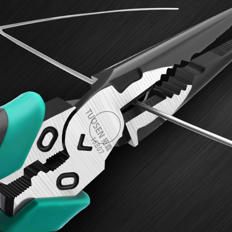 AIMALL Linemans Pliers, High Leverage Grip Tools, Durable Steel, 6-inch,