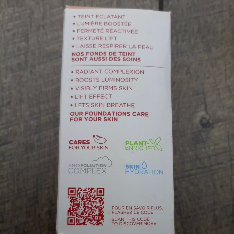 Clarins Everlasting Youth Fluid Illuminating Firming Foundation Makeup 100C 1oz