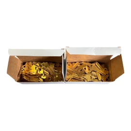 Ilco Taylor Line Ilco SC4-BR Key Blanks 100 Keys (2x 50 Pack) Brass Schlage SC4 Cut
