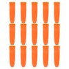 Packof 15 Orange Plastic Survival Whistle for Survival Rescue Sports
