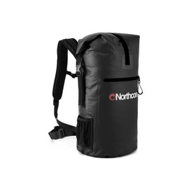 Northcore Surfing and Watersports Accessories - 30L 30 Litre Capacity Waterproof Haul Back Pack Rucksack Bag - Black