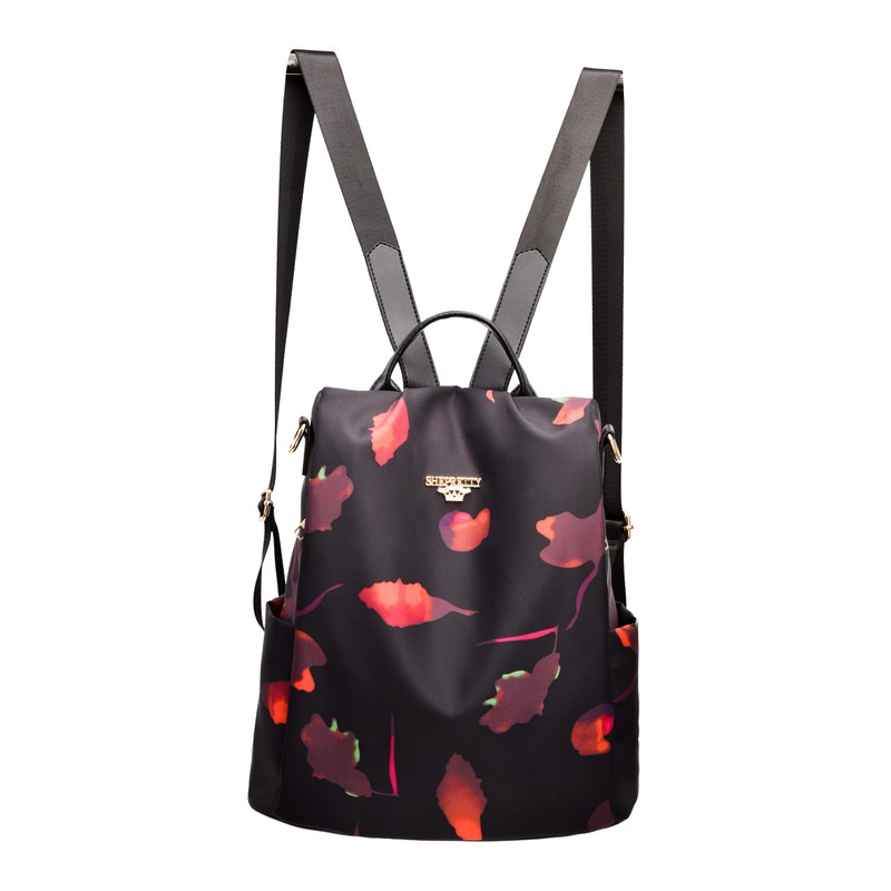shepretty Women's Anti-Theft Backpack Shoulder Bag School Bag, 3 Butterfly