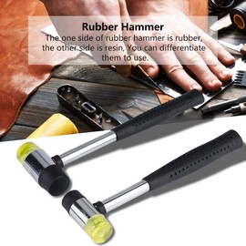 Hilitand Jeweler's Hammer Double Sided Rubber Resin 26/8.5/35mm 15oz