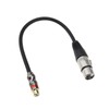 RCA Female to XLR 3 Pin Female Converter Adapter Cable
