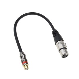 RCA Female to XLR 3 Pin Female Converter Adapter Cable 30cm for Mixer Amplifier Recording Equipment Pro Audio Microphones